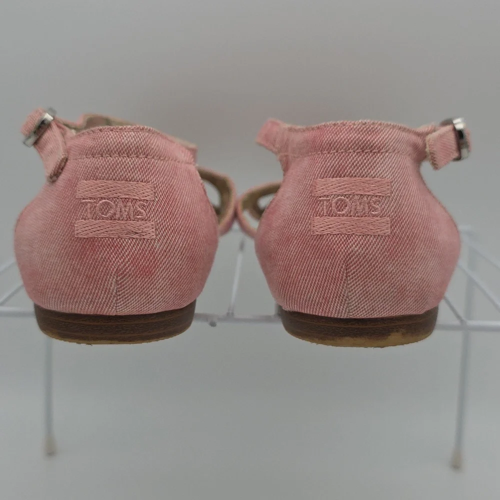 Toms Correa Sandals in Pink Size 4Y